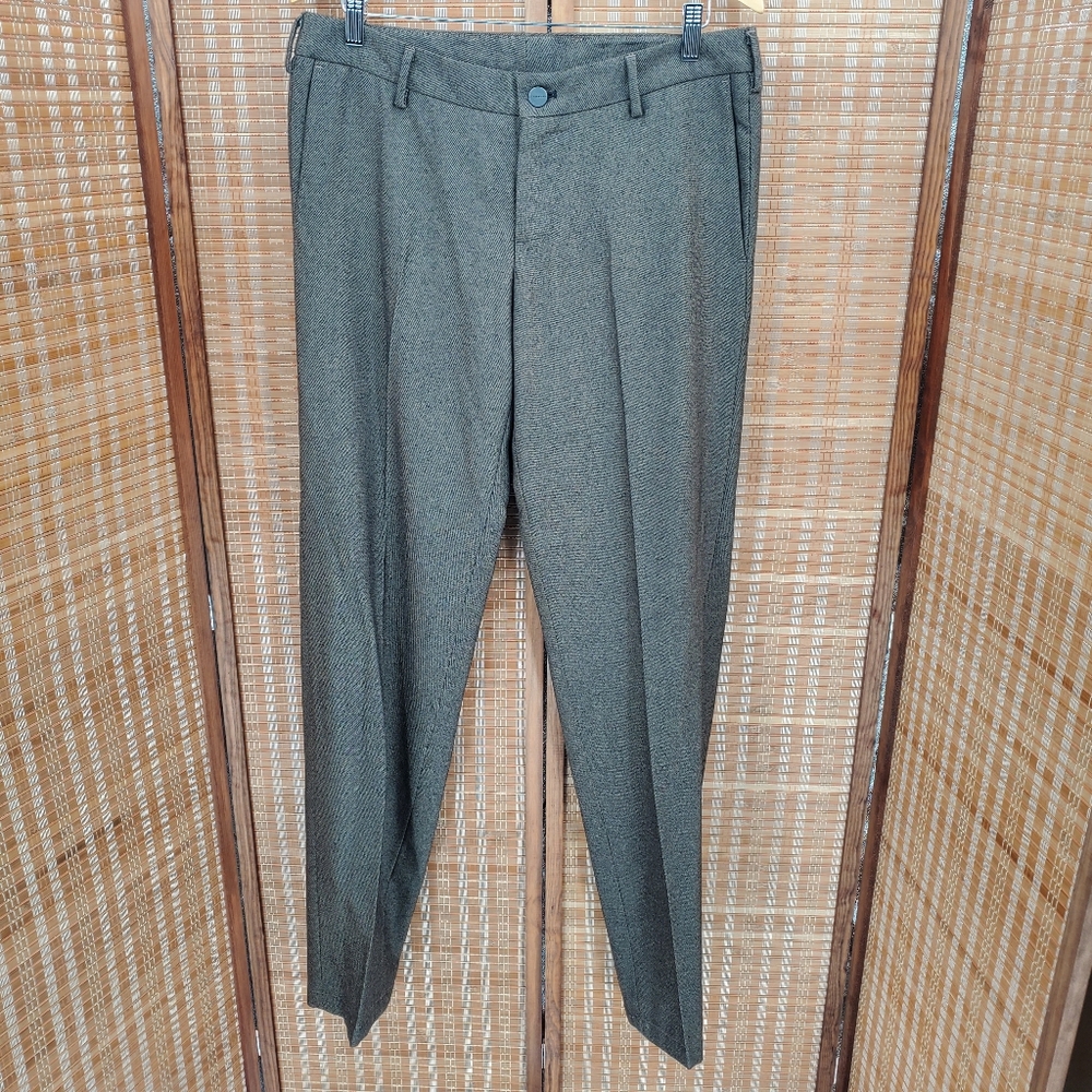 ♧ J Hilburn 100% Wool Trousers Tan Size 34
